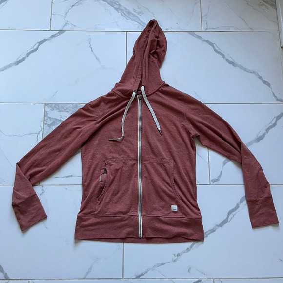 Vuori Tops - Vuori Women's Halo Performance Hoodie cinnamon Heather size XS